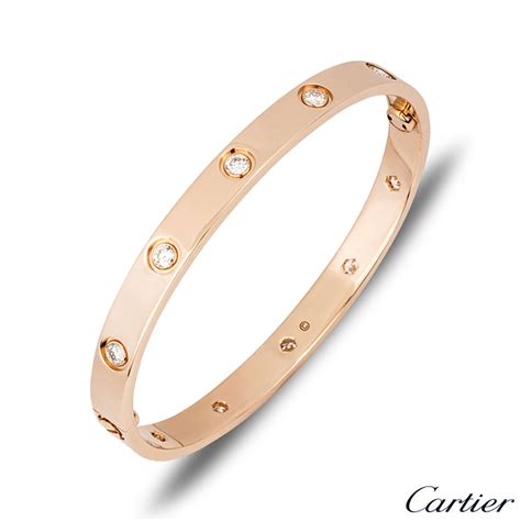 cartier love bracelet diamond|love bracelet full diamond.